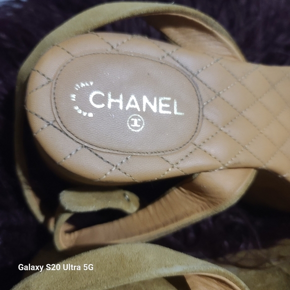 SALE- CHANEL Platform Sandals - Picture 5 of 5